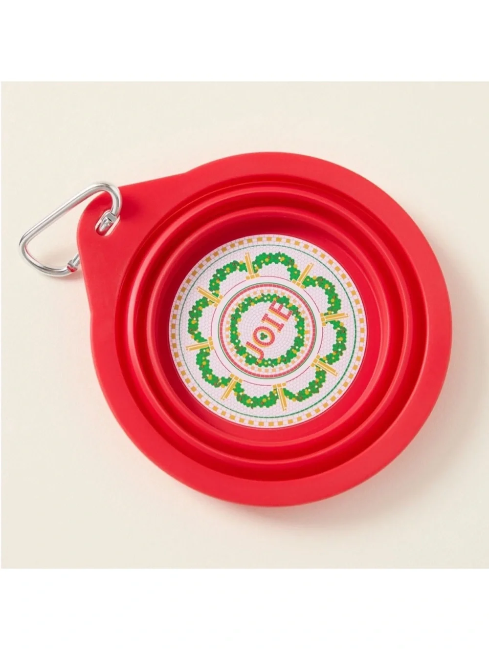 Anthropologie Bistro Tile Holiday Pet Bowl